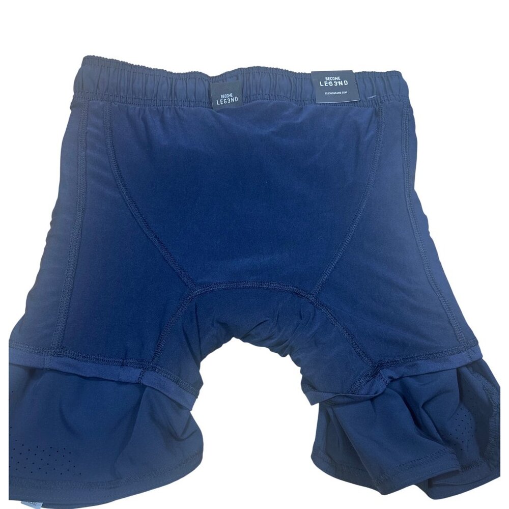 Leg3nd Men’s Navy Blue Athletic Shorts Size M NWT - Picture 3 of 5